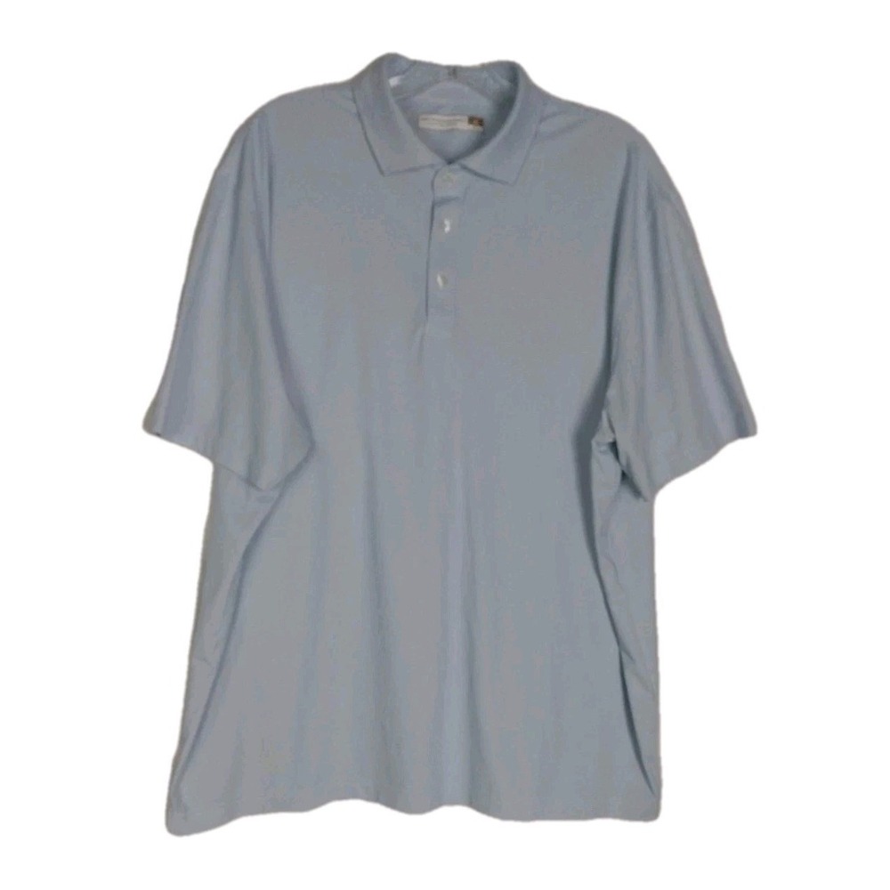 Hart‎ schaffner marx Short Sleeve polo golf Size XL Light blue